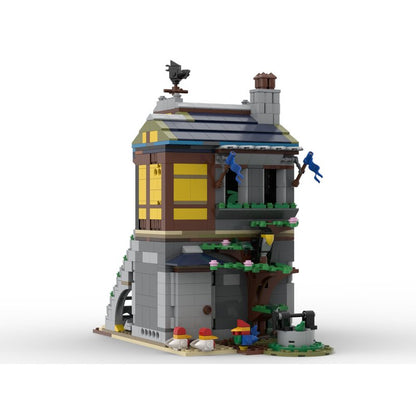 Medieval Merchant's House Building Kit | Compatible MOC - 2