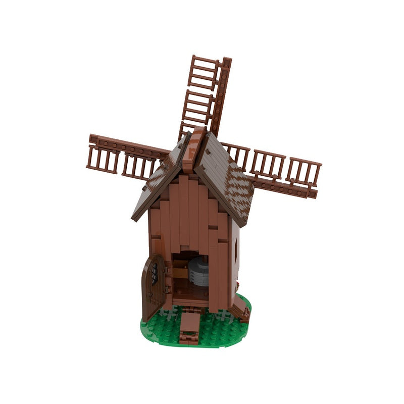Medieval Mill Village Raid Building Kit | Compatible MOC - 5