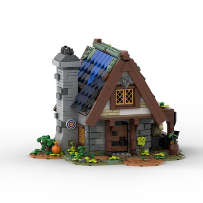 Medieval Old Knight's Cottage MOC Fantasy Village Building Kit - 1