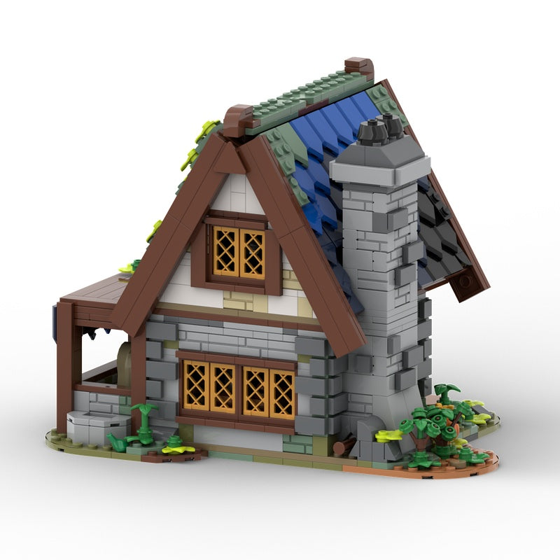 Medieval Old Knight's Cottage MOC Fantasy Village Building Kit - 4