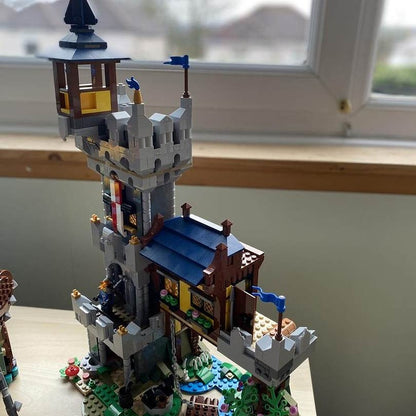 Medieval River Outpost Watchtower MOC Architecture Building Kit - 3