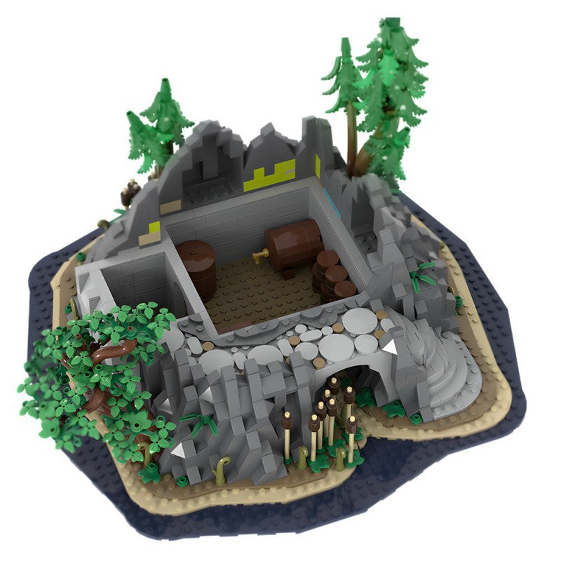 Medieval Rock Tower Building Kit | LEGO-Compatible MOC - 5