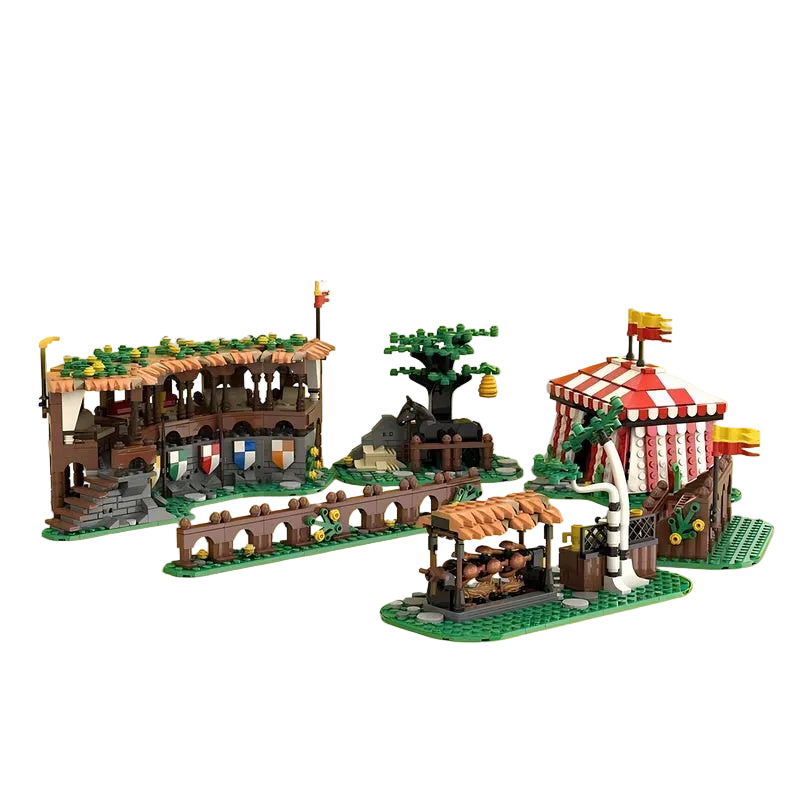 Medieval Royal Tournament MOC Festival Grounds Building Kit - 1