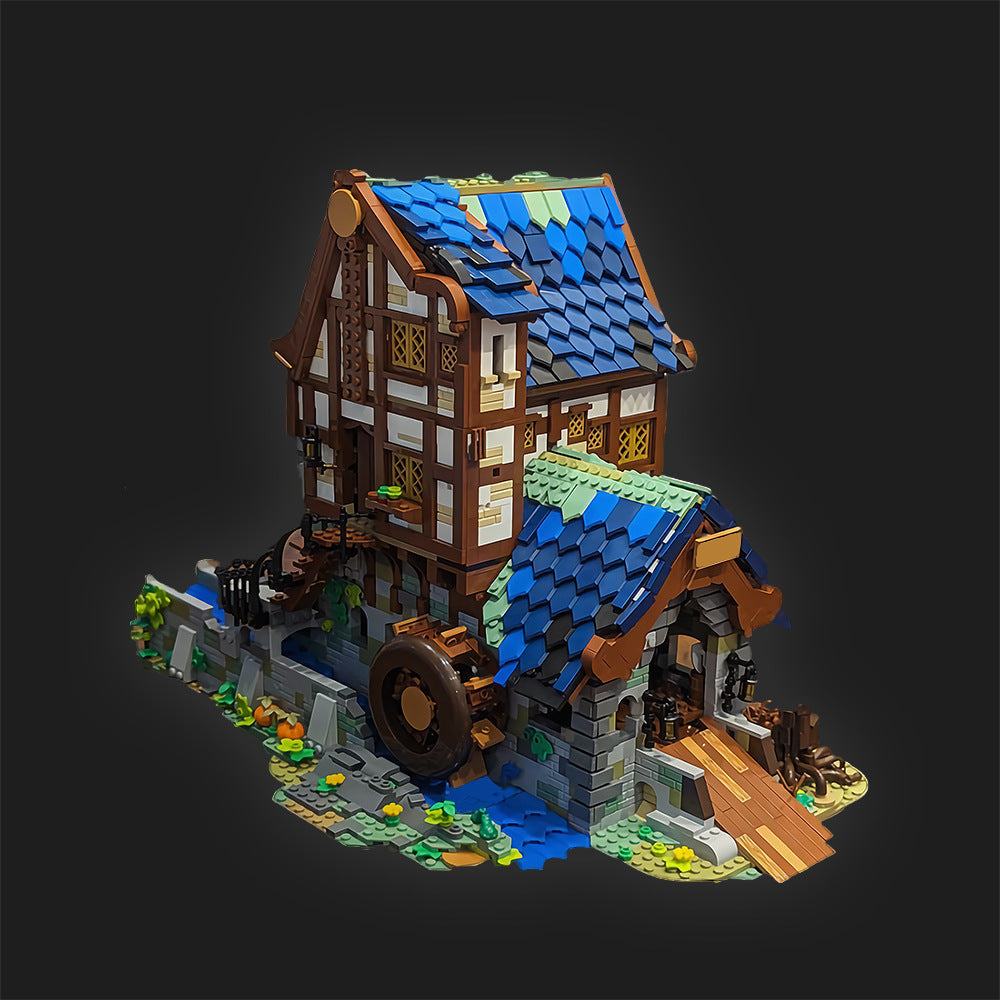 Medieval Sawmill Building Kit | Compatible MOC - 2