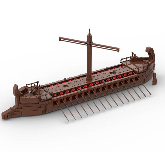 Medieval Sea Sailing Ship Building Kit | LEGO-Compatible MOC - 1