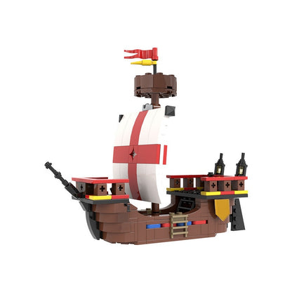 Medieval Ship MOC Building Kit | Historic Sailing Vessel Model - 4