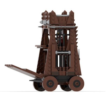 Medieval Siege Tower MOC Building Kit | Castle Assault Architecture Model - 5