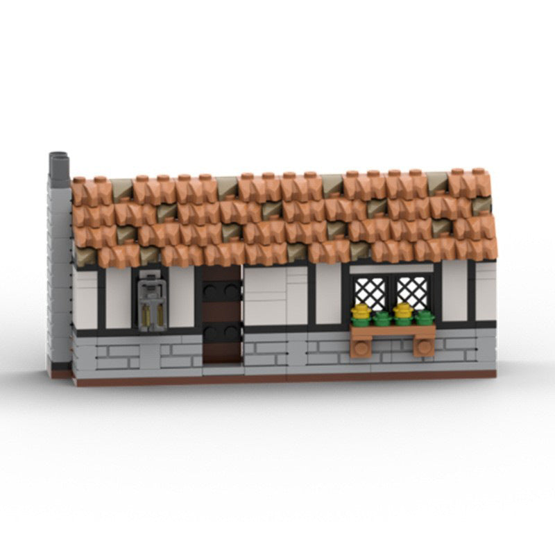 Medieval Small House Building Kit | Compatible MOC - 1