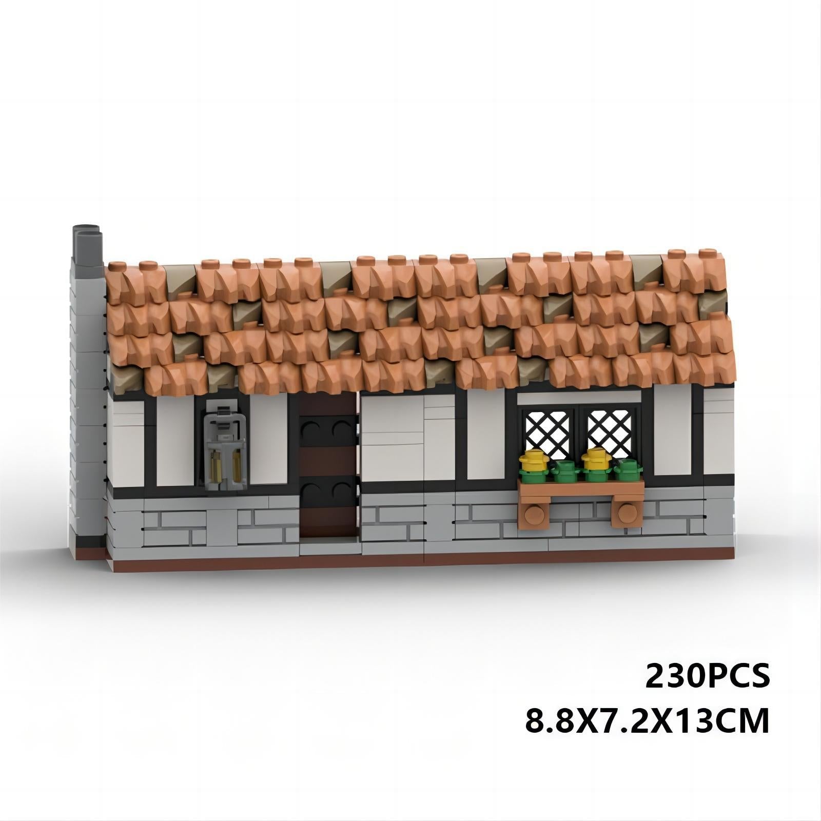 Medieval Small House Building Kit | Compatible MOC - 5