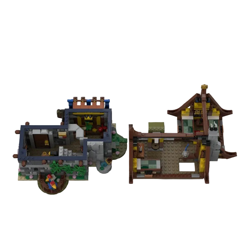 Medieval Tavern and Inn Building Kit | LEGO-Compatible MOC - 4