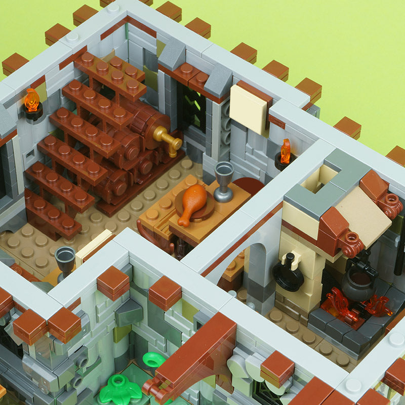 Medieval Tavern Building Kit | LEGO-Compatible MOC - 4