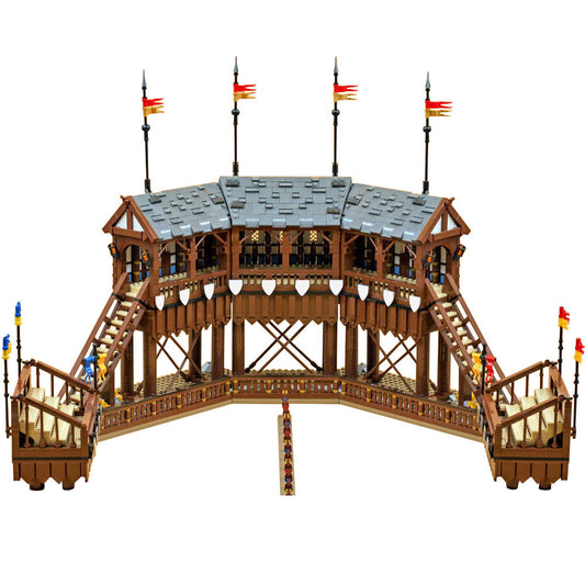 Medieval Tournament Grounds Building Kit | LEGO-Compatible MOC - 1