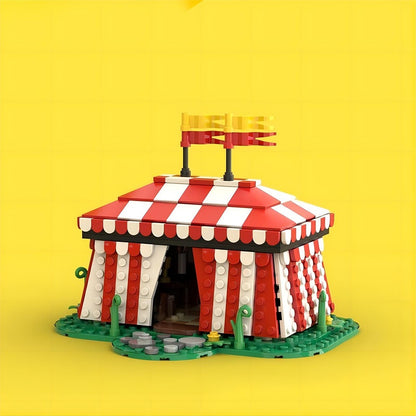 Medieval Tournament Tent MOC Knight Pavilion Building Kit - 2