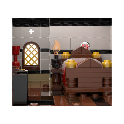Medieval Tower House MOC Historic Architecture Building Kit - 4