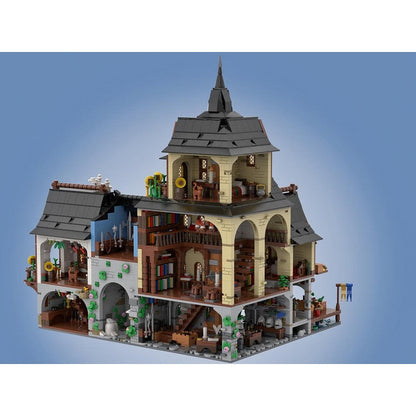 Medieval Town Centre MOC Building Kit | Historic Village Architecture - 2