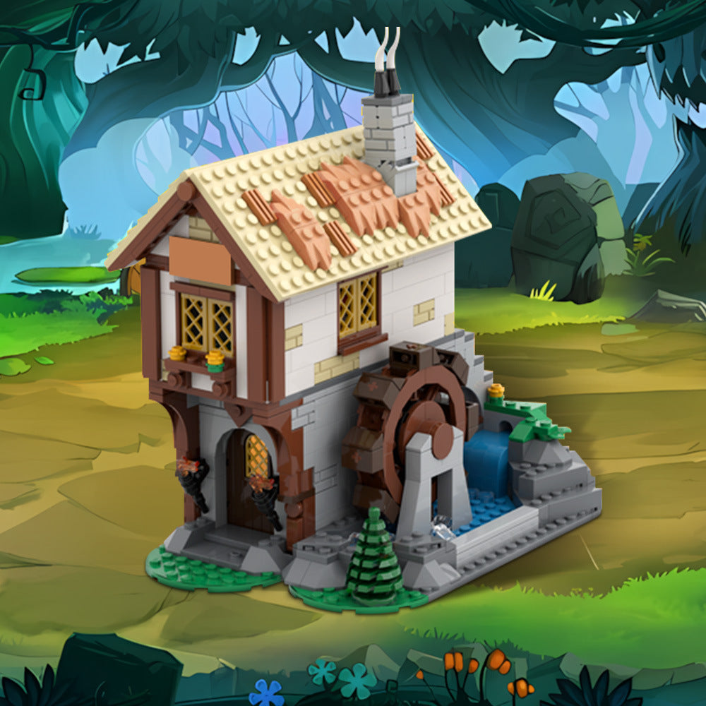 Medieval Town Square Blacksmith Building Kit | LEGO-Compatible MOC - 2