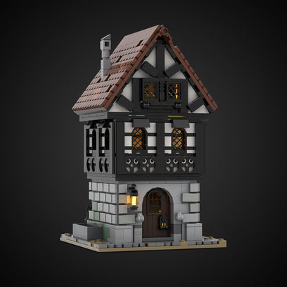 Medieval Townhouse Building Kit | LEGO-Compatible MOC - 4