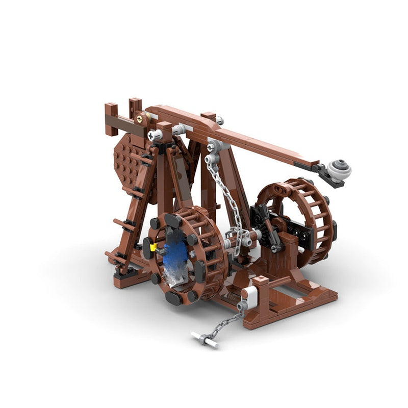Medieval Trebuchet MOC Building Kit | Historic Siege Machine Model - 6