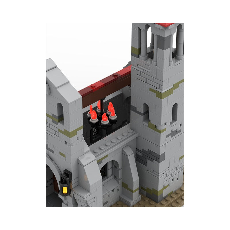 Medieval Village Church MOC Romanesque Architecture Building Kit - 4