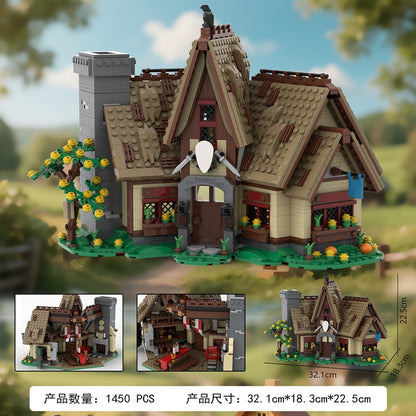 Medieval Village Inn MOC Timber Tavern Building Kit - 4