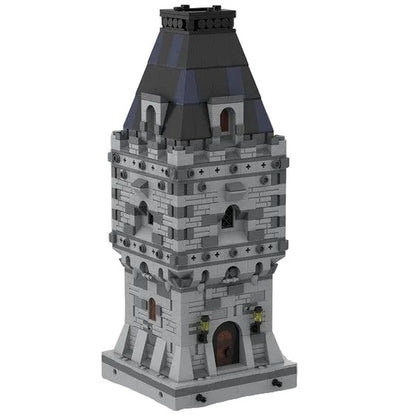 Medieval Watchtower MOC Building Kit | Castle Tower Architecture Model - 1