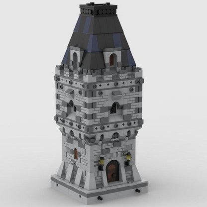 Medieval Watchtower MOC Building Kit | Castle Tower Architecture Model - 2