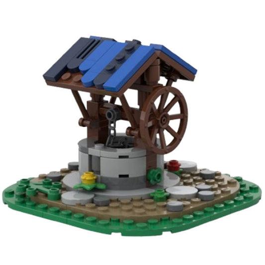 Medieval Well MOC Village Architecture Building Kit - 1