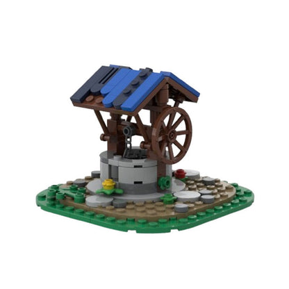 Medieval Well MOC Village Architecture Building Kit - 3