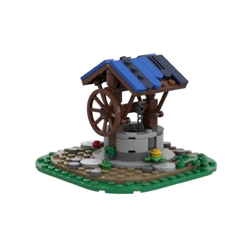 Medieval Well MOC Village Architecture Building Kit - 4