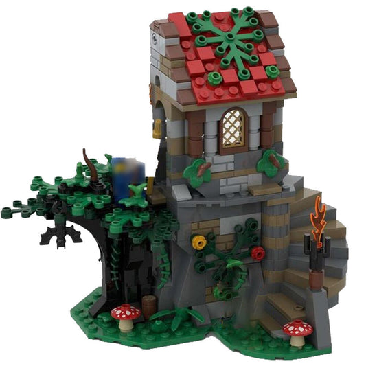 Medieval Wizard‘s Tower Building Kit | LEGO-Compatible MOC - 1