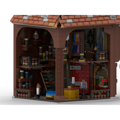 Medieval Wizard's House Fantasy MOC Building Kit - 4