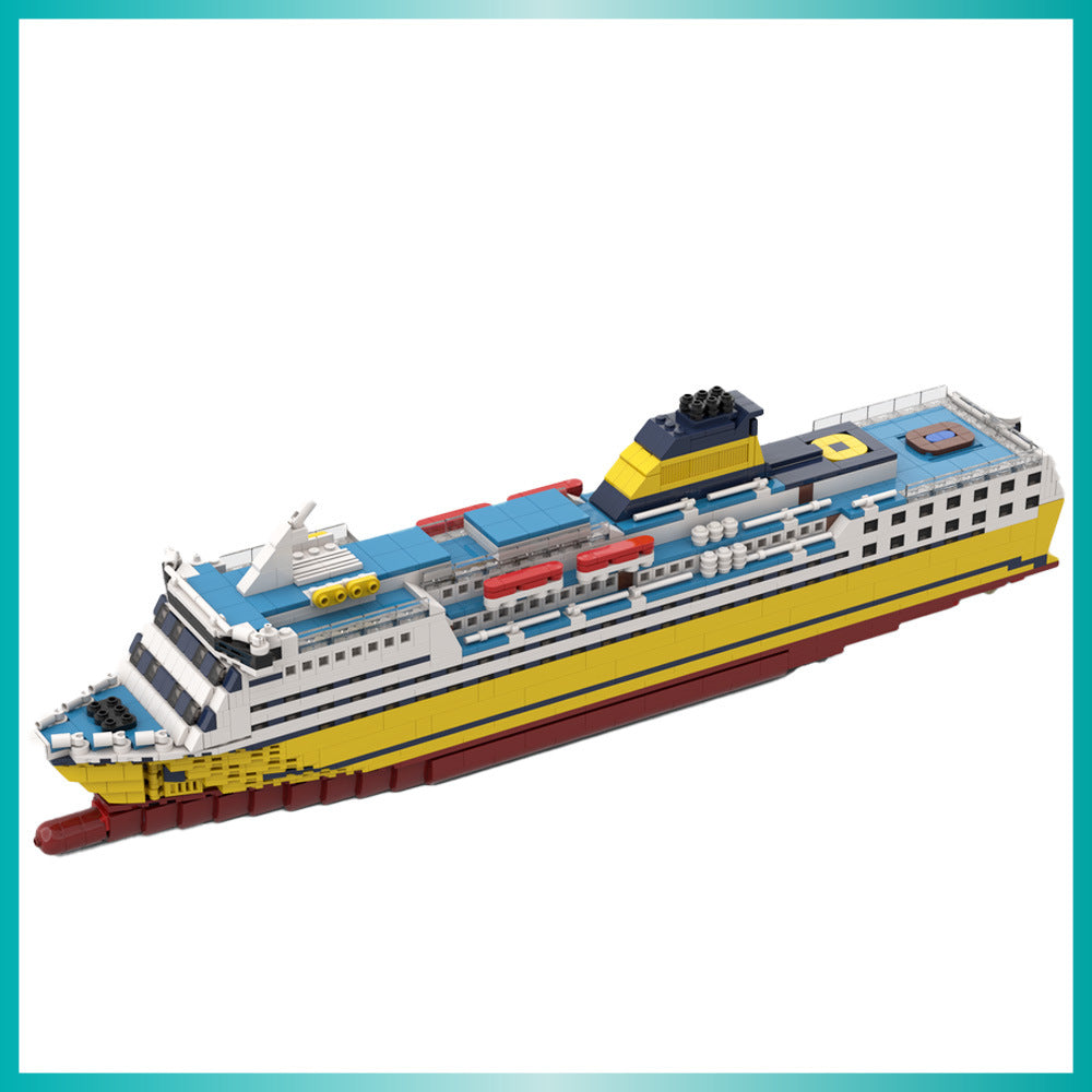 Mega Express Building Kit | Italian Cruiseferry Ship | Compatible MOC - 2