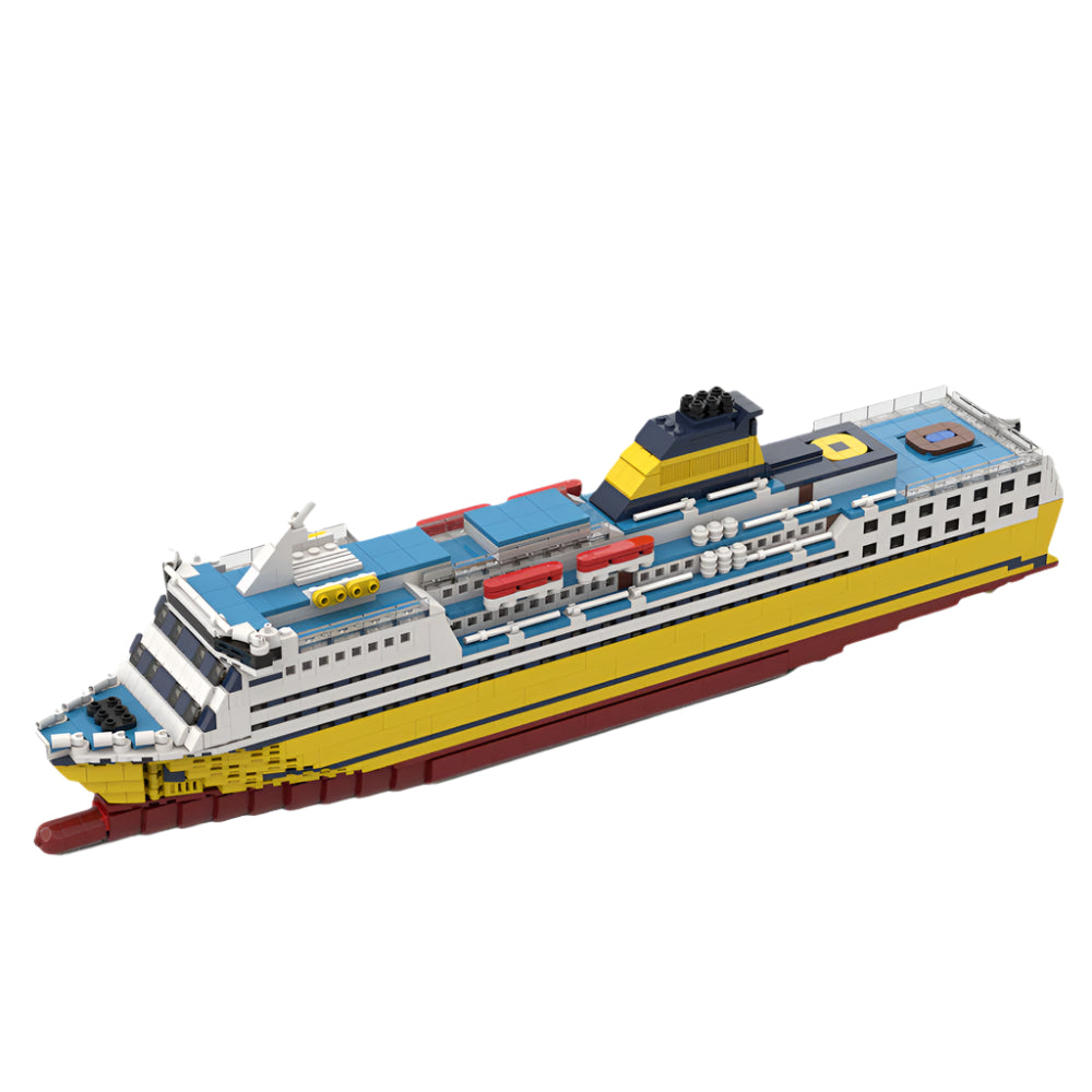 Mega Express Building Kit | Italian Cruiseferry Ship | Compatible MOC - 1