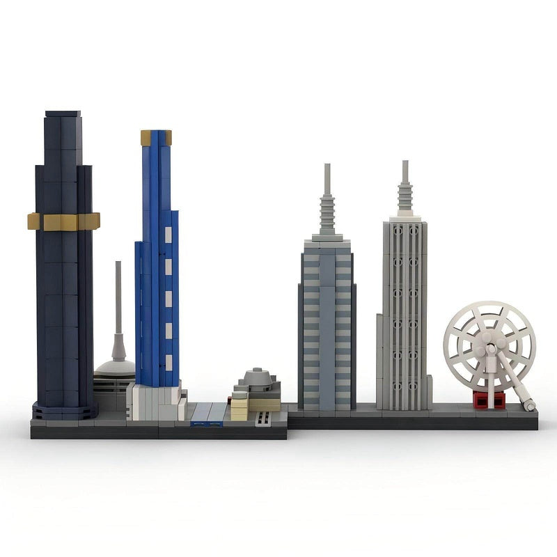 Melbourne Skyline Building Kit | LEGO-Compatible MOC - 3