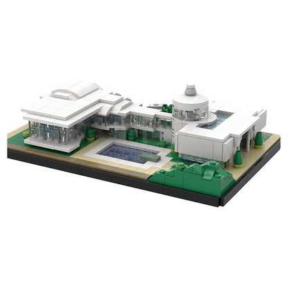 Melville Mansion Modern Glass Villa MOC Building Kit - 4