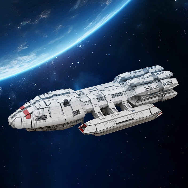 Mercury-Class Space Battleship Building Kit | UCS Scale | LEGO-Compatible MOC - 2
