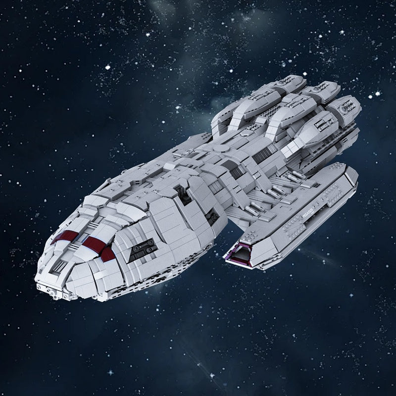 Mercury-Class Space Battleship Building Kit | UCS Scale | LEGO-Compatible MOC - 3