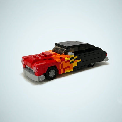 Mercury Lead Sled MOC Building Kit | 6-wide Vintage Custom Car Model - 2