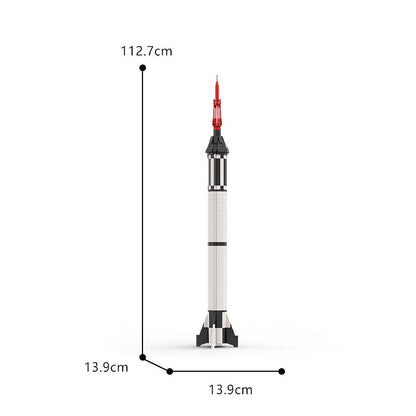 Mercury Redstone Launch Vehicle MOC Rocket Building Kit | NASA Rocket - 9