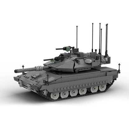 Merkava Mk.4M MOC Main Battle Tank Building Kit | 1:35 Military Model Set - 1