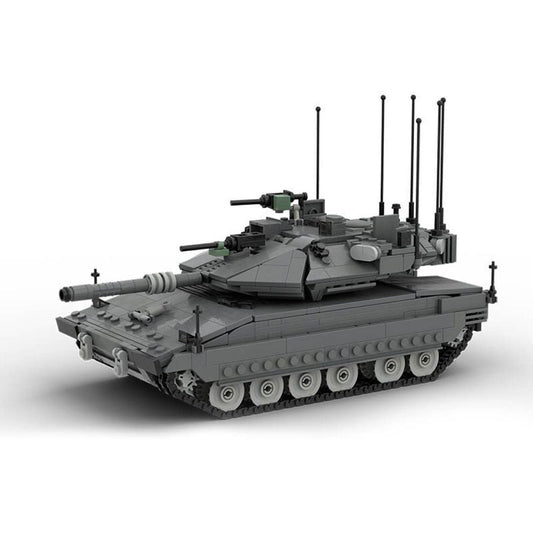 Merkava Mk.4M MOC Main Battle Tank Building Kit | 1:35 Military Model Set - 1
