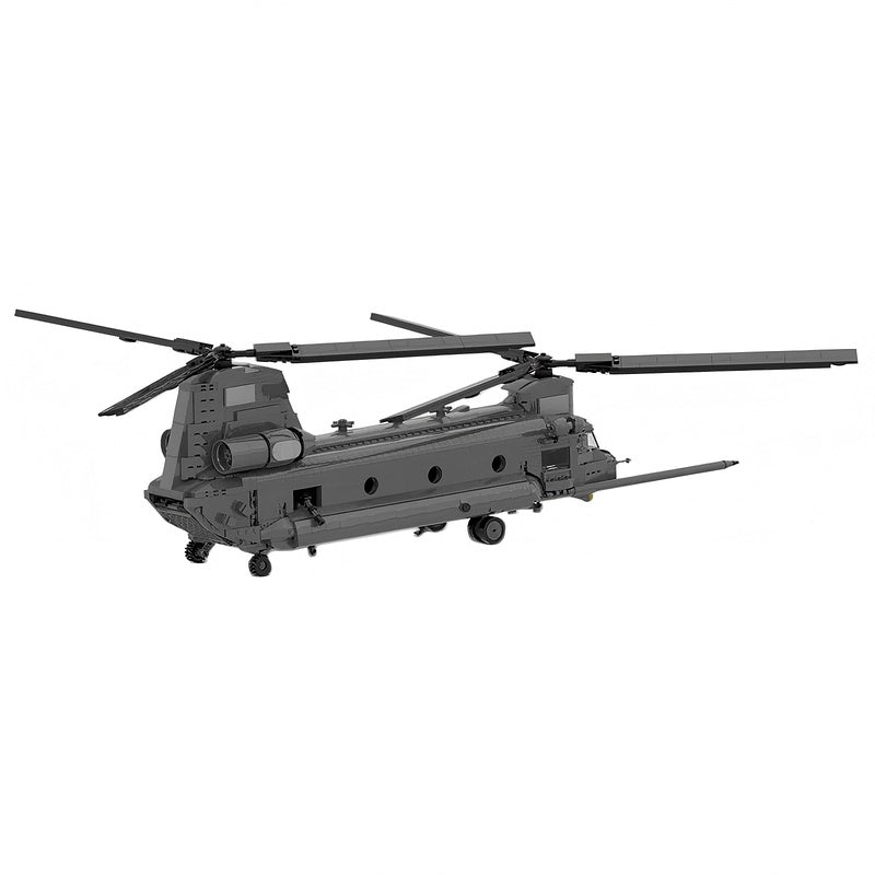 MH-47 Special Ops Chinook MOC Building Kit | 1:33 Helicopter Model - 2