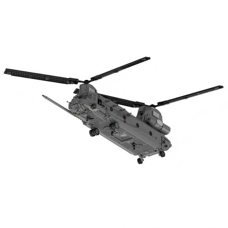 MH-47 Special Ops Chinook MOC Building Kit | 1:33 Helicopter Model - 3