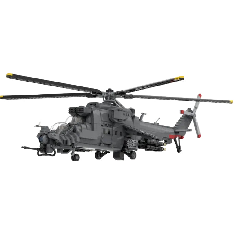 Mi-24 Superhind Mk IV Attack Helicopter MOC Building Kit - 1