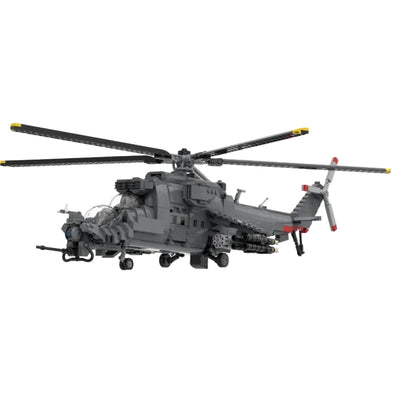 Mi-24 Superhind Mk IV Attack Helicopter MOC Building Kit - 1