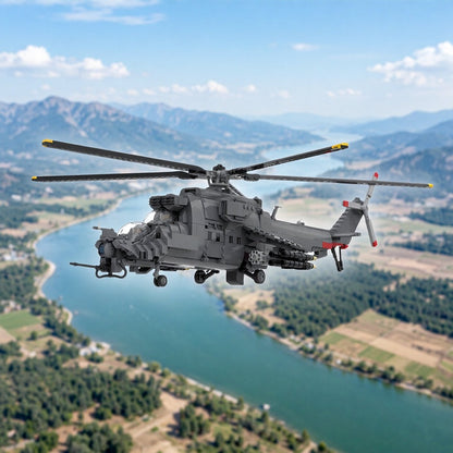 Mi-24 Superhind Mk IV Attack Helicopter MOC Building Kit - 3