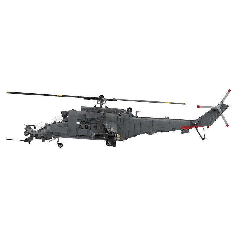 Mi-24 Superhind Mk IV Attack Helicopter MOC Building Kit - 4