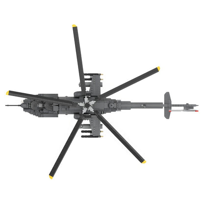 Mi-24 Superhind Mk IV Attack Helicopter MOC Building Kit - 5