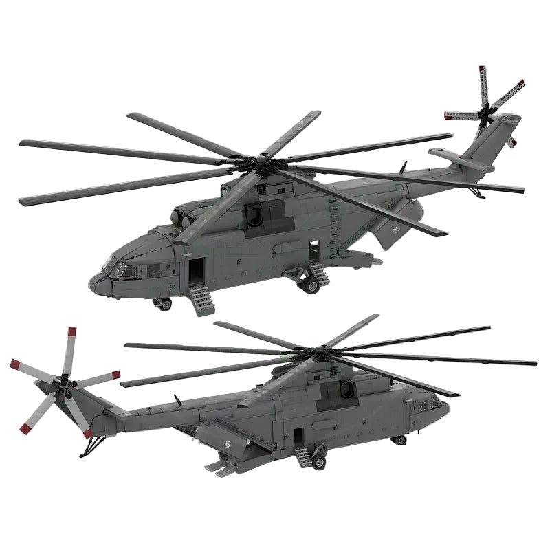 Mi-26 Heavy Cargo Helicopter 1:35 MOC Building Kit - 2