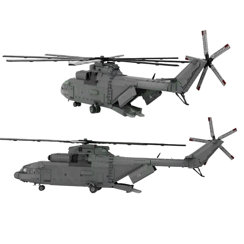 Mi-26 Heavy Cargo Helicopter 1:35 MOC Building Kit - 3